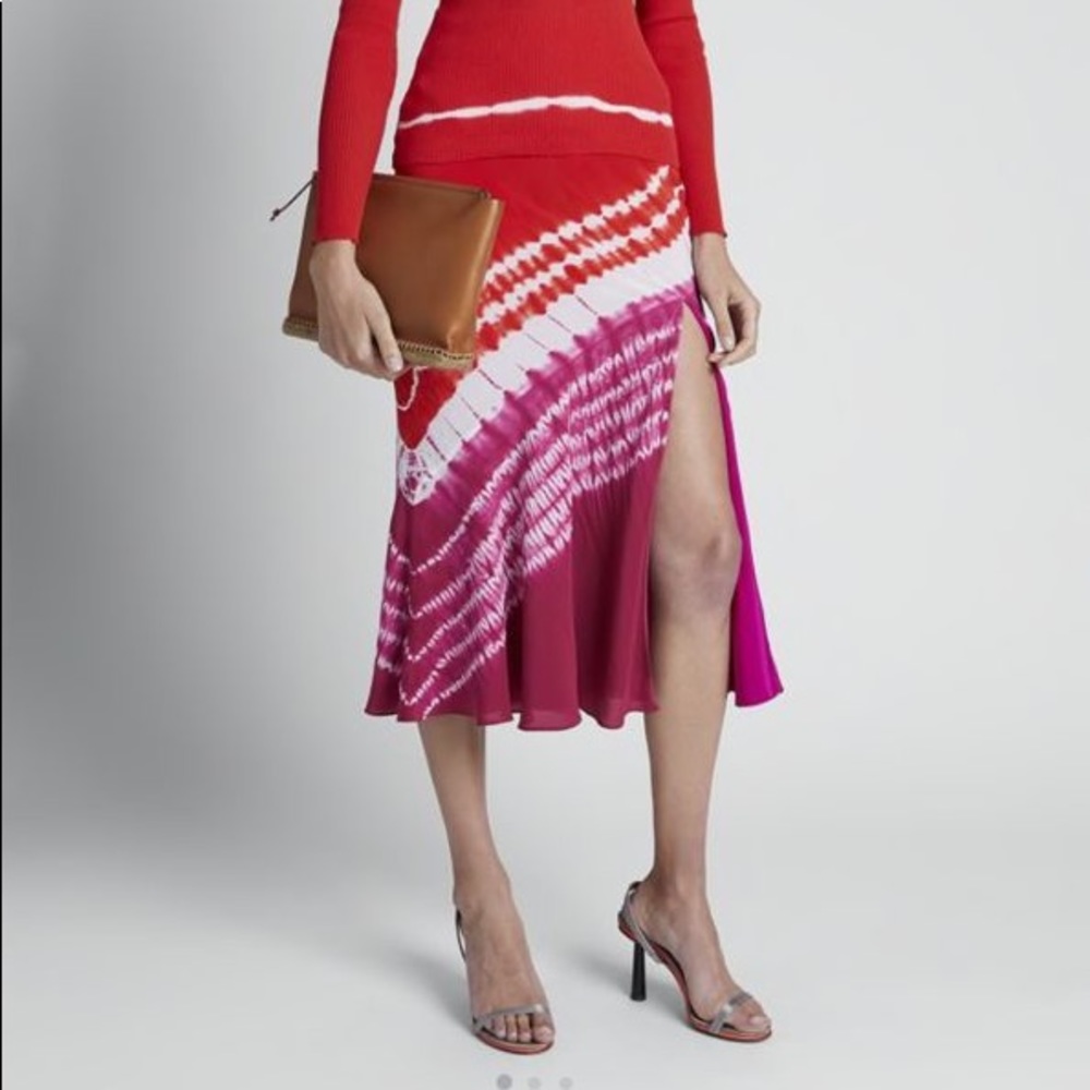 Sachiko Tie-Dye Silk skirt